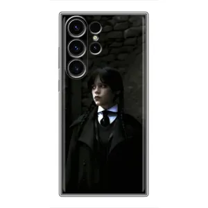 Чохол з дизайном Венздей 2 на Samsung Galaxy S22 Ultra (Темний стиль Венздей)