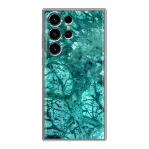 Мраморний чехол на Samsung Galaxy S22 Ultra (VPrint) (Зелений мрамор)