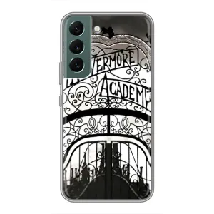 Чохол з дизайном Венздей 2 на Samsung Galaxy S22 (Ворота Академії Невермор)