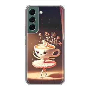 Чохол з мемом Тралалело тралала на Samsung Galaxy S22 (Балерина капучина)