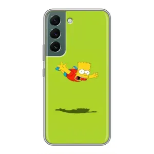 Чjхол з Сімпсонами для Samsung Galaxy S22 (VPrint) (Барт Сімпсон)