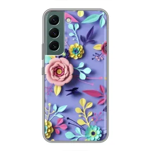 Чохли з квітами для Samsung Galaxy S22 (VPrint) (Дизайн квітів)