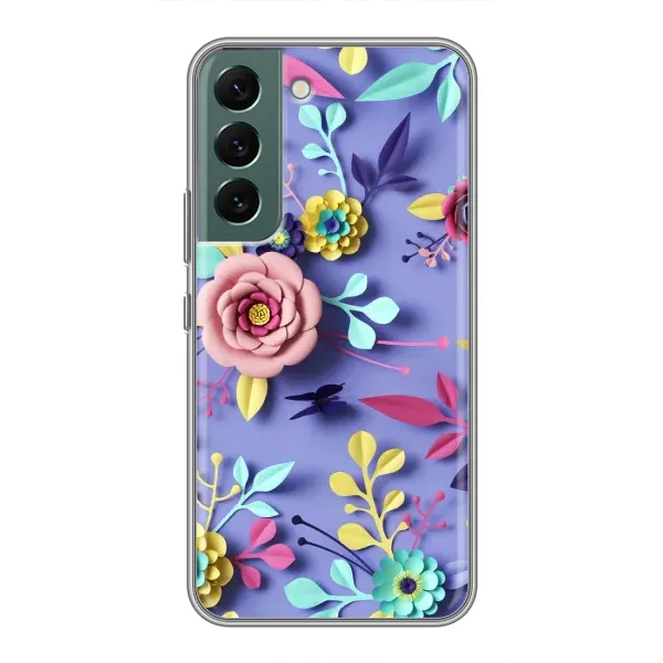 Чехол с принтом «Цветочный дизайн» для Samsung Galaxy S22 Чехол с принтом «Цветочный дизайн» для Samsung Galaxy S22