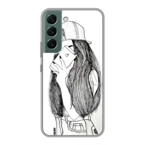 Чохол з друком для Samsung Galaxy S22 - (Мода) (AlphaPrint) (Фото дівчини)