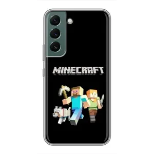Чохол Майнкрафт на Samsung Galaxy S22 (AlphaPrint) Minecraft (герої Minecraft)