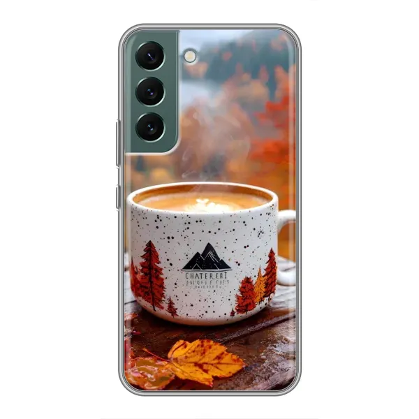 Чехол с принтом «Кофе на природе» для Samsung Galaxy S22 Чехол с принтом «Кофе на природе» для Samsung Galaxy S22