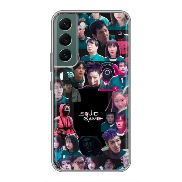 Чохол з принтом «Колаж Гра кальмара» для Samsung Galaxy S22