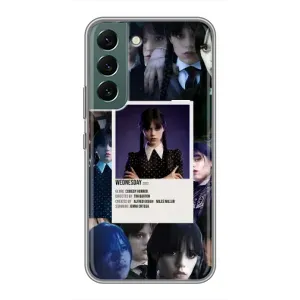 Чохли Венсдей на Samsung Galaxy S22 Уенсдей (AlphaPrint) (колаж Венздей)