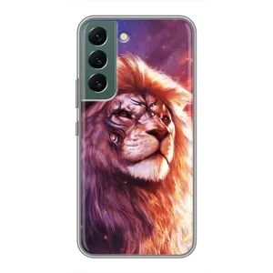 Чохол з картинкою ЛЕВ для Samsung Galaxy S22 (VPrint) (Красочний Лев)