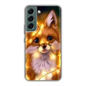 Чохли з картинкою Лисичка для Samsung Galaxy S22 (VPrint) (Лисичка в гірляндах)