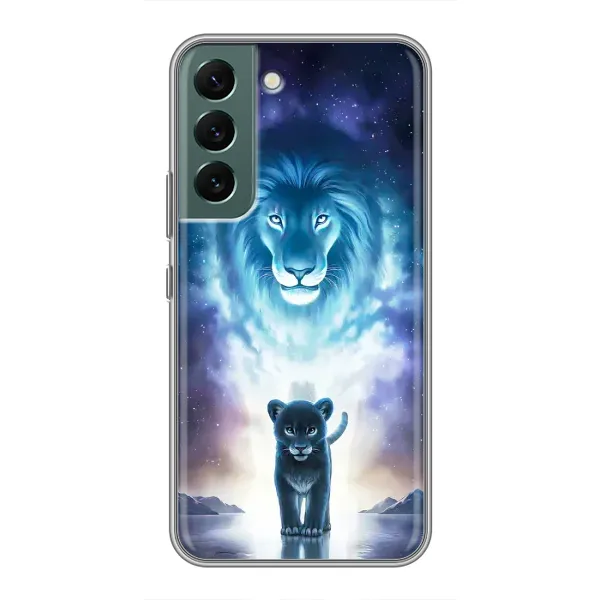 Чехол с принтом «Маленький лев» для Samsung Galaxy S22 Чехол с принтом «Маленький лев» для Samsung Galaxy S22