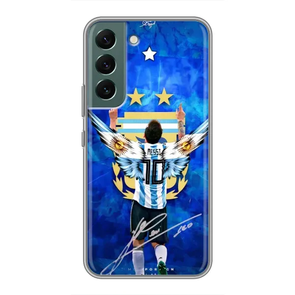 Чохол з принтом «Мессі Аргентина» для Samsung Galaxy S22