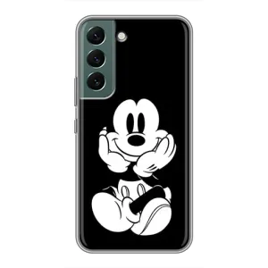 Міккі Маус чохол для Samsung Galaxy S22 (AlphaPrint - Мультяшні) (Маус на чорному)