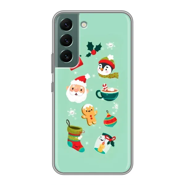 Чехол с принтом «Настроение НГ» для Samsung Galaxy S22