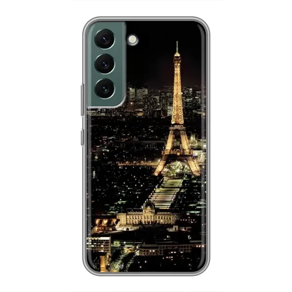 Чехол с принтом «Ночной Париж» для Samsung Galaxy S22