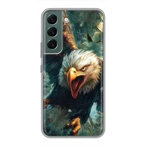 Чохол з картинкою 'Хижаки' для Samsung Galaxy S22 (Орел у польоті)