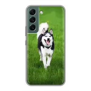 Чохол з Хаскі Samsung Galaxy S22 - (AlphaPrint) (Радісний Хаскі)