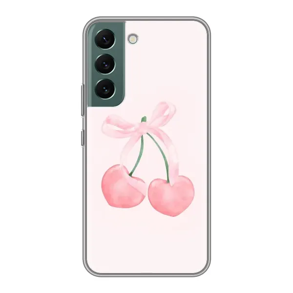 Чехол с принтом «Розовые вишни» для Samsung Galaxy S22 Чехол с принтом «Розовые вишни» для Samsung Galaxy S22