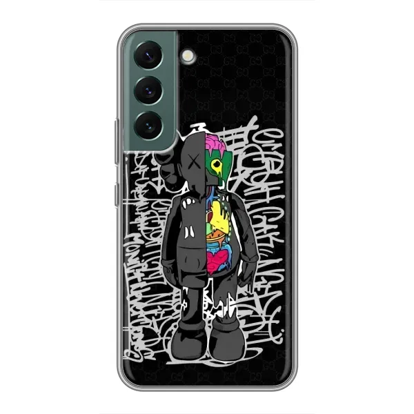 Чохол з принтом «Стиль Bearbrick» для Samsung Galaxy S22