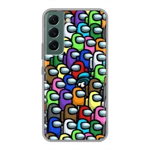 Чохли Амонг Ас для Samsung Galaxy S22 (AlphaPrint) (Убитий)