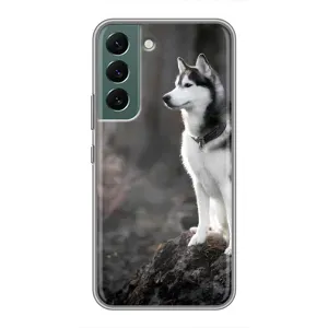 Чохол з Хаскі Samsung Galaxy S22 - (AlphaPrint) (Вірний собака)