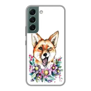 Чохли з картинкою Лисичка для Samsung Galaxy S22 (VPrint) (Весела лисичка)