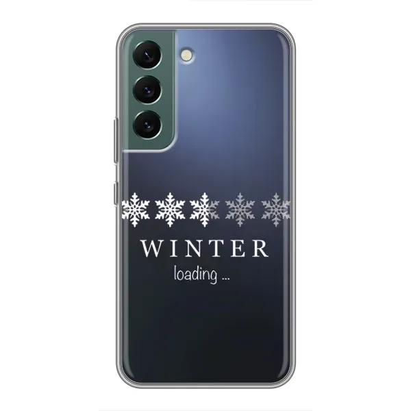 Чохол з принтом «Winter loading» для Samsung Galaxy S22