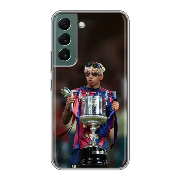 Чехол с принтом «Ямаль с кубком» для Samsung Galaxy S22