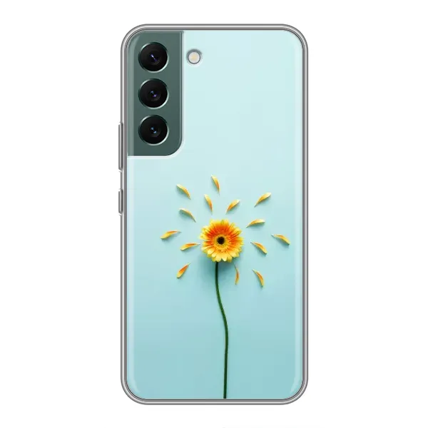 Чехол с принтом «Желтый цветок» для Samsung Galaxy S22 Чехол с принтом «Желтый цветок» для Samsung Galaxy S22