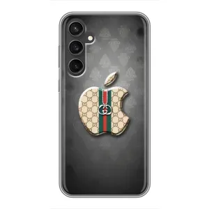Чехлы ГУЧЧИ для Самсунг С23 ФЕ (AlphaPrint) (Apple gucci)