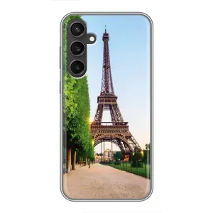 Чехол Эйфелева Башня для Samsung Galaxy S23 FE - (AlphaPrint) (Дорога в Париж)