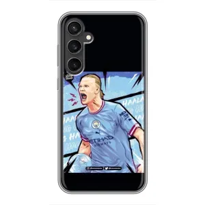 Чехлы с футболистом Ерлинг Холанд для Samsung Galaxy S23 FE (AlphaPrint) (гол Эрлинг Холланд)
