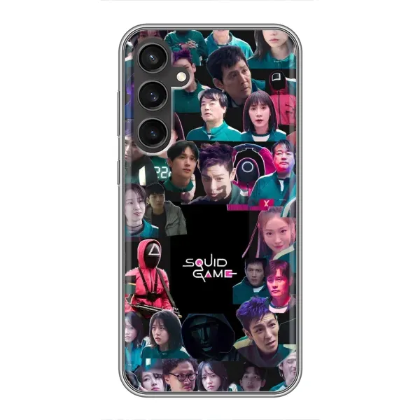 Чохол з принтом «Колаж Гра кальмара» для Samsung Galaxy S23 FE