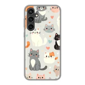 Чохол з малюнком кіт на Samsung Galaxy S23 FE (Колаж котів)