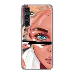 Чехол с печатью для Samsung Galaxy S23 FE - (Мода) (AlphaPrint) (Макияж)