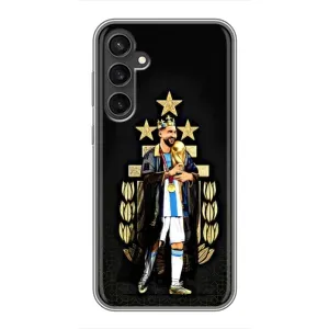Чехлы для Samsung Galaxy S23 FE (Leo чемпион) (AlphaPrint) (Месси Король)