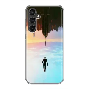 Чехол с человеком пауком для Samsung Galaxy S23 FE - (AlphaPrint) (Паук человек)