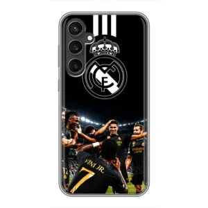Чехол для Samsung Galaxy S23 FE с принтом Реал Мадрид (ФК Реал Мадрид)