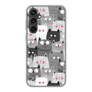 Чехлы с Котиками для Samsung Galaxy S23 FE (VPrint) (Рисованные котики)