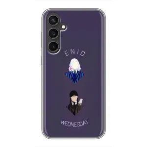 Чехлы Венсдей на Samsung Galaxy S23 FE Уэнсдей (AlphaPrint) (Уэнздей и подруга)