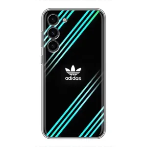 Чехлы Адидас для Samsung Galaxy S23 Plus (AlphaPrint) (Адидас с полосами)
