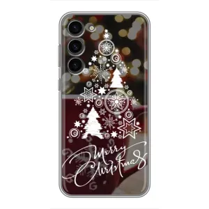 Рождественские Чехлы для Samsung Galaxy S23 Plus (VPrint) (Елочка узорная)