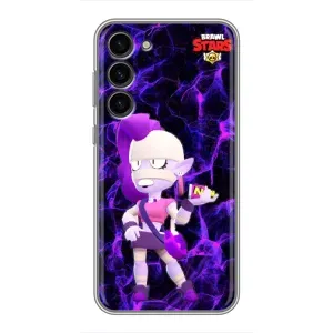 Чехлы Brawl Stars для Samsung Galaxy S23 Plus (AlphaPrint) (Эмз Бравл Старс)