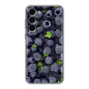 Чехлы с Фруктами для Samsung Galaxy S23 Plus (VPrint) (Ежевика)