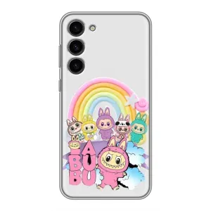 Чехол с Лабубу на Samsung Galaxy S23 Plus (Фон Лабубу)