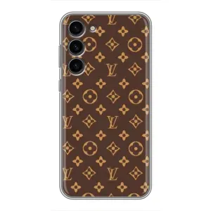 Чехлы Луи Витон для Samsung Galaxy S23 Plus (AlphaPrint - LOUIS VUITTON) (фон LOUIS VUITTON)