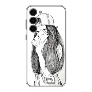 Чехол с печатью для Samsung Galaxy S23 Plus - (Мода) (AlphaPrint) (Фото девочки)