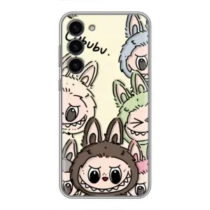 Чехол с Лабубу на Samsung Galaxy S23 Plus (Золотая обезьяна Bored Ape)