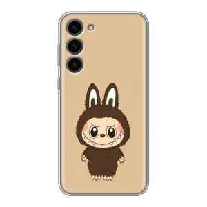 Чехол с Лабубу на Samsung Galaxy S23 Plus (Bored Ape в красном)