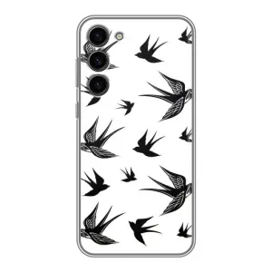 Чехол с птицами на Samsung Galaxy S23 Plus (VPrint) (Ласточки)